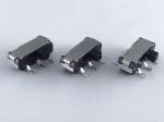 Міні-паўзунковы пераключальнік, 9,0x3,5x3,5 мм, DPDT SMD гарызантальны